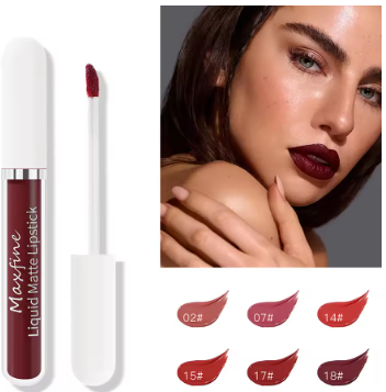 CAKAILA 6-Color Matte Lip Gloss Set – long-lasting, waterproof, non-stick, fade-resistant matte color.